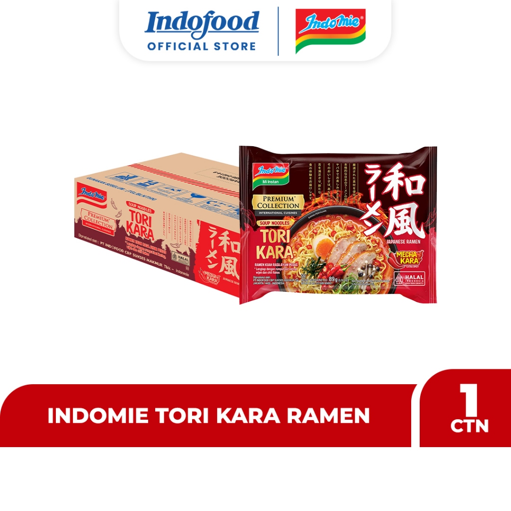 CTN - Indomie Tori Kara Ramen 89 Gr