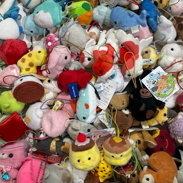 Keychain Amufun Bulir Amuse Hewan Darat Laut Gantungan Weighted Puchimaru