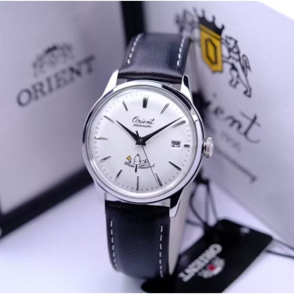 ORIENT Automatic limited edition tangal aktiv tali kulit case stainless steel variasi warna wanita R