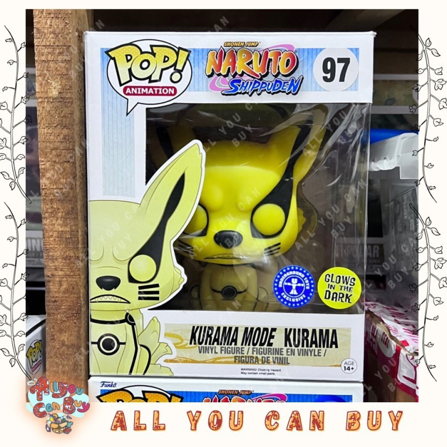 Funko Pop Naruto Kurama Mode Glow In The Dark