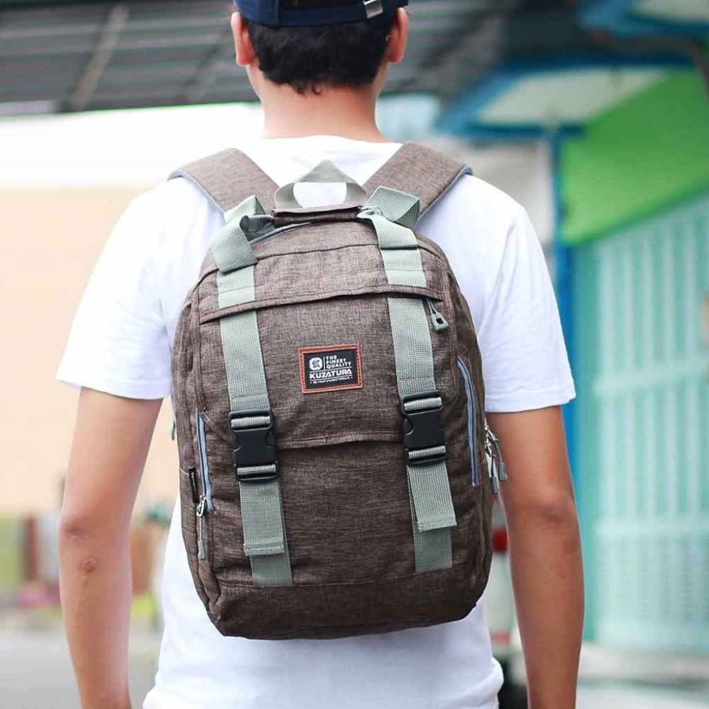 Backpack Kuzatura Premium Dolby Kuat - Tas Ransel Pria Keren