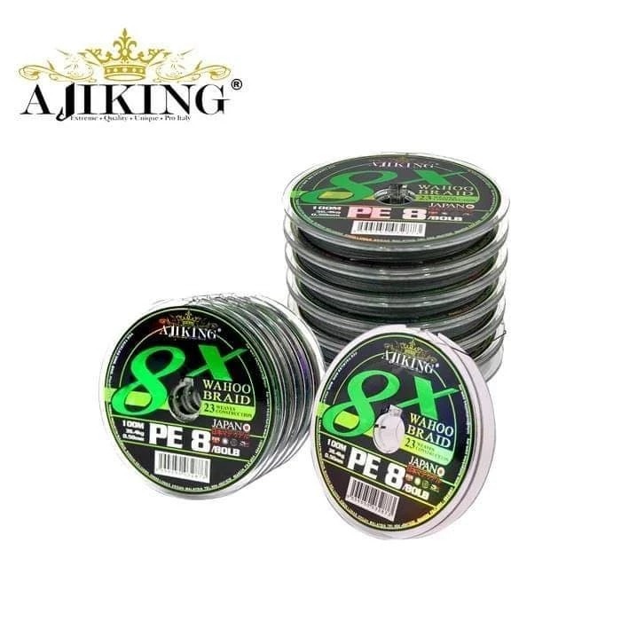 PE AJIKING WAHOO LINE BRAID X8 100 M