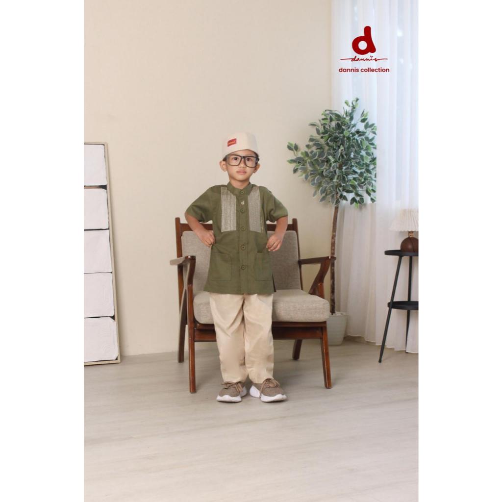 Baju Dannis Terbaru Koko Anak Sarimbit Couple Keluarga D' KIONA ARMY Size 10