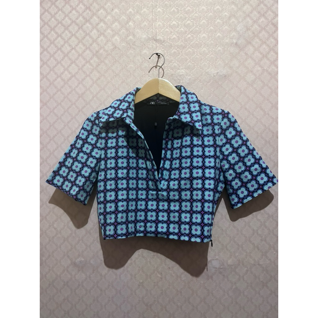 preloved zara crop top