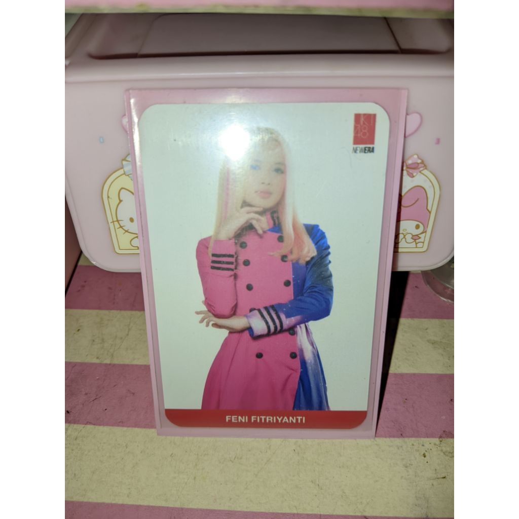 photocard official JKT48 feni nice to see you