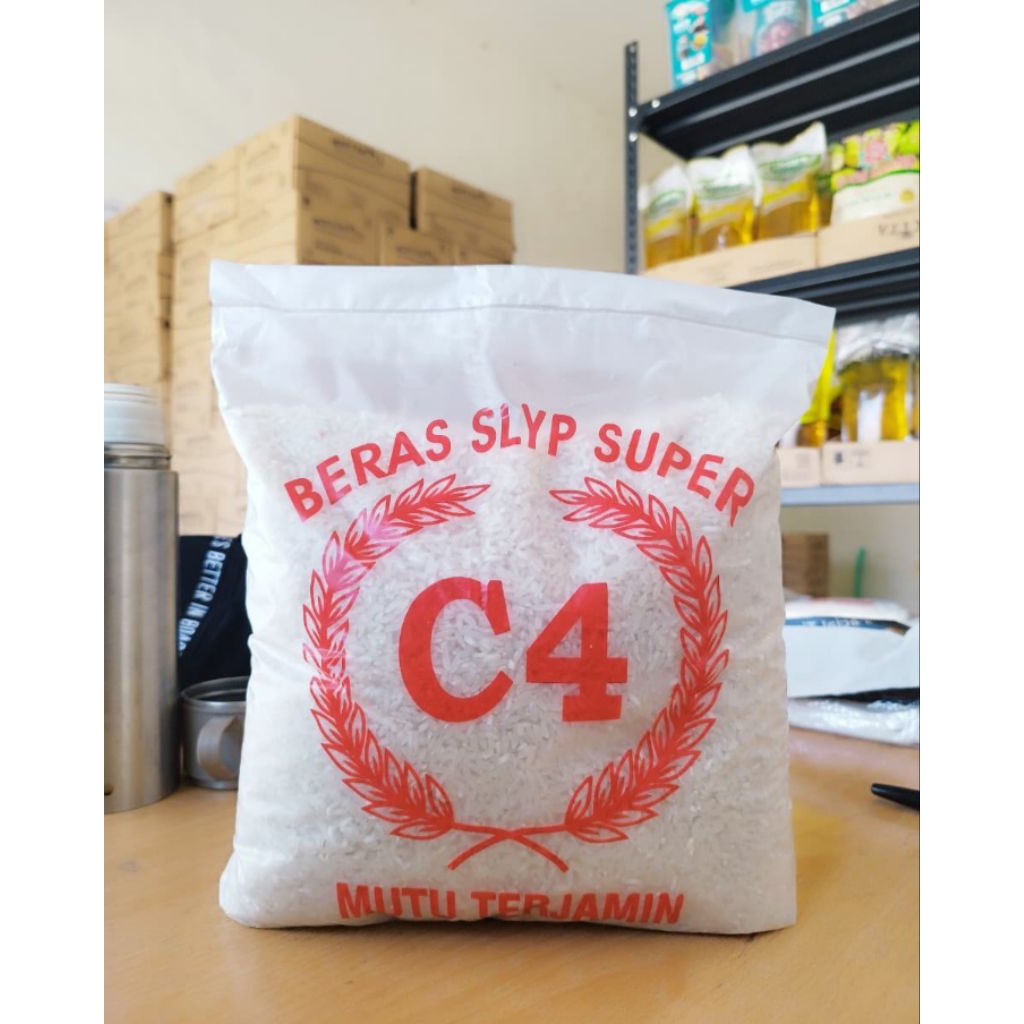Beras Putih 5kg an C4|| Beras pulen|| Beras putih 5kg|| Beras murah