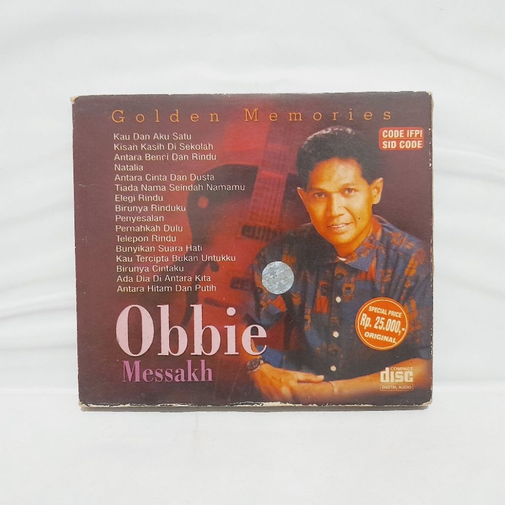CD Obbie Messakh - Golden Memories Obbie Messakh