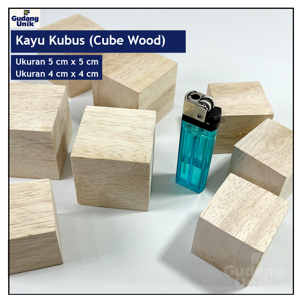 Kayu Kubus Mini / Cube wood / Kayu Kotak