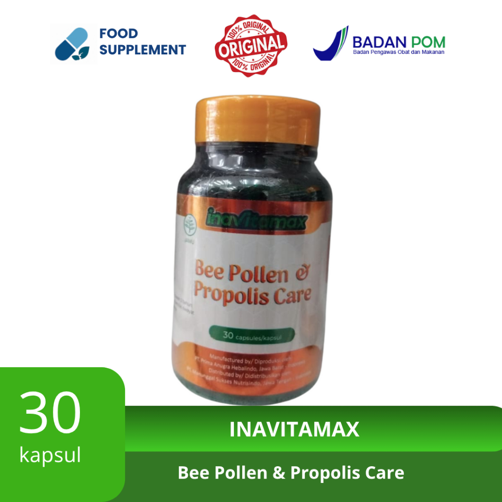 Inavitamax Bee Pollen & Propolis Care - 30 kapsul