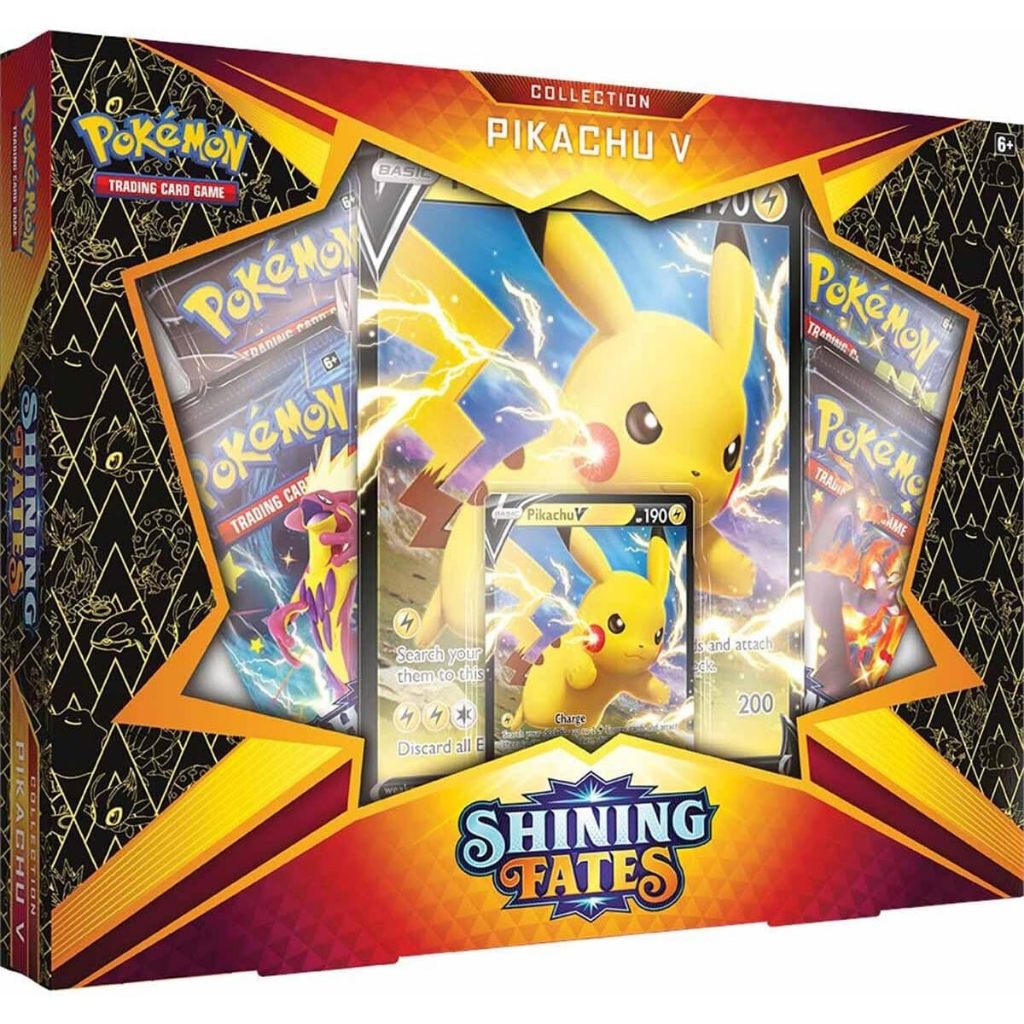 Pokemon TCG: Shining Fates Collection Pikachu V Box