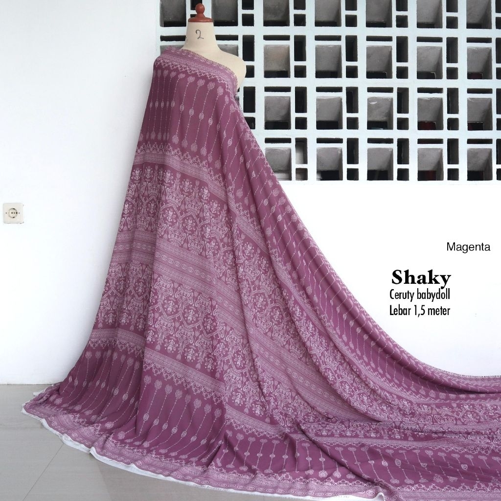 KAIN METERAN CERUTY BABYDOLL MOTIF SHAKY | KAIN SARIMBIT | BAJU COUPLE | KAIN MOTIF | BAKAL KAIN | H