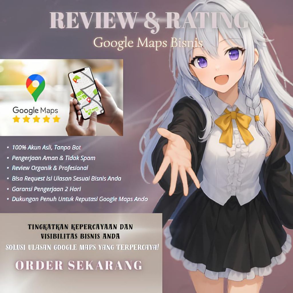 jasa review google maps | jasa ulasan google maps | jasa rating google maps