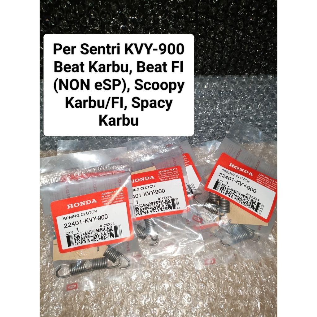 Per Sentri/Per Kopling KVY-900 3 PCS Beat Karbu, Beat FI, Spacy Karbu, Scoopy FI