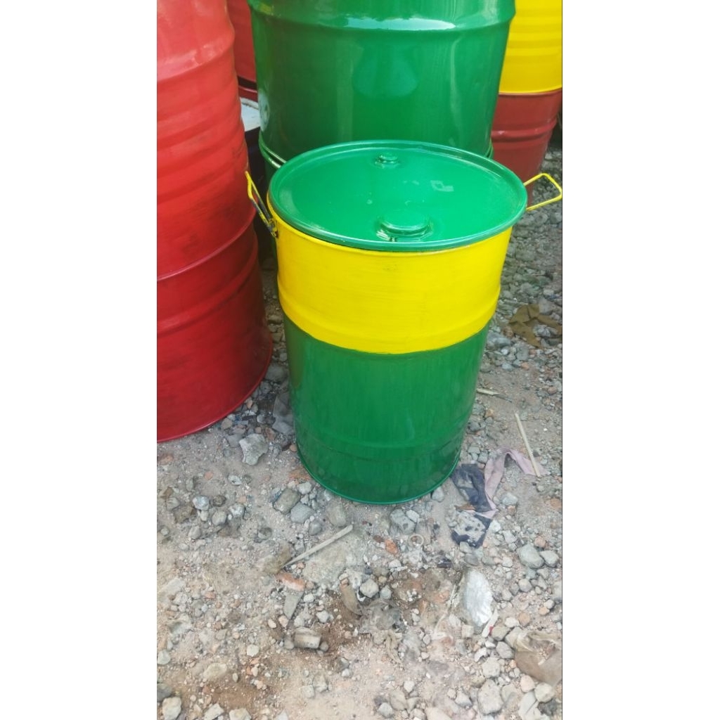 tong sampah 60liter/drum besi/drum sampah