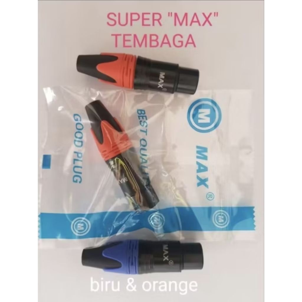JACK MIC XLR 3 PIN FEMALE MAX