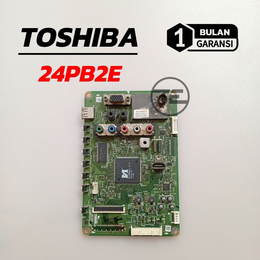 TOSHIBA 24PB2E MESIN TV LED MODUL MOTHERBOARD MAINBOARD TV