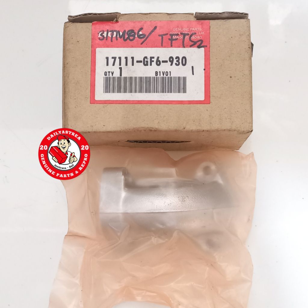 INTAKE MANIPOL MANIFOL LEHER KARBU KARBURATOR HONDA WIN 100 ORIGINAL ORI 17111-GF6-930