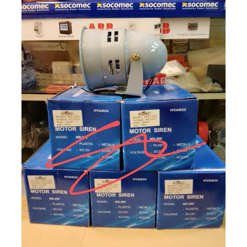 motor siren (sirine)