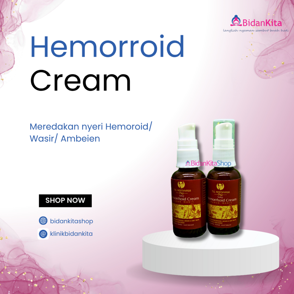 Hemoroid Cream / Cream Wasir / Cream Ambeien-bidan kita shop