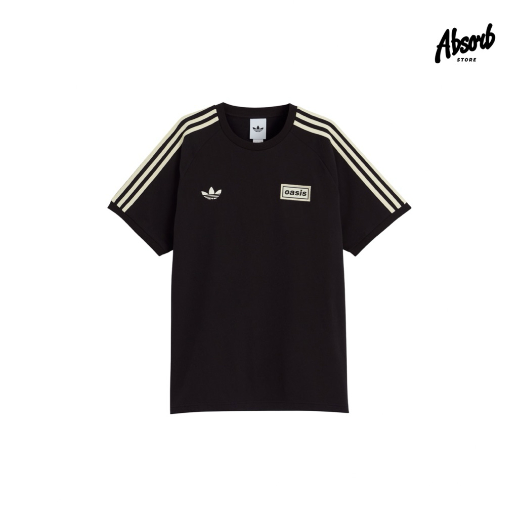 Adidas x Oasis Tour 3-Stripes T-Shirt Tee (Black)