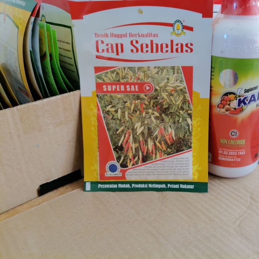 super sae cabai rawit super pedes mudah di tanam tahan virus