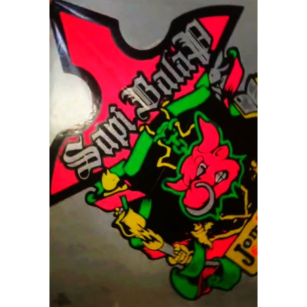 Layangan Koleksi Sapi Balap Jomblo(10Pis)