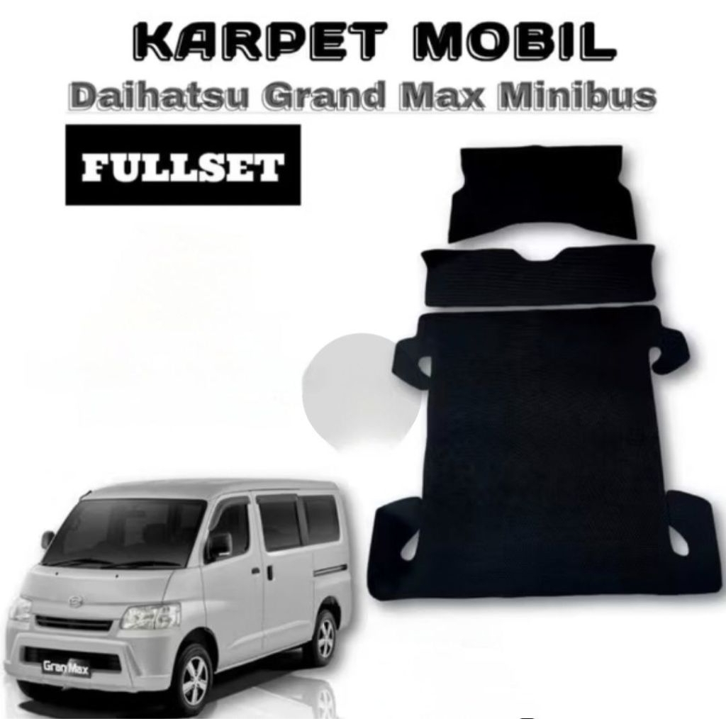 Karpet Matras Mobil Grand Max / Karpet Lantai Mobil Grand max full set