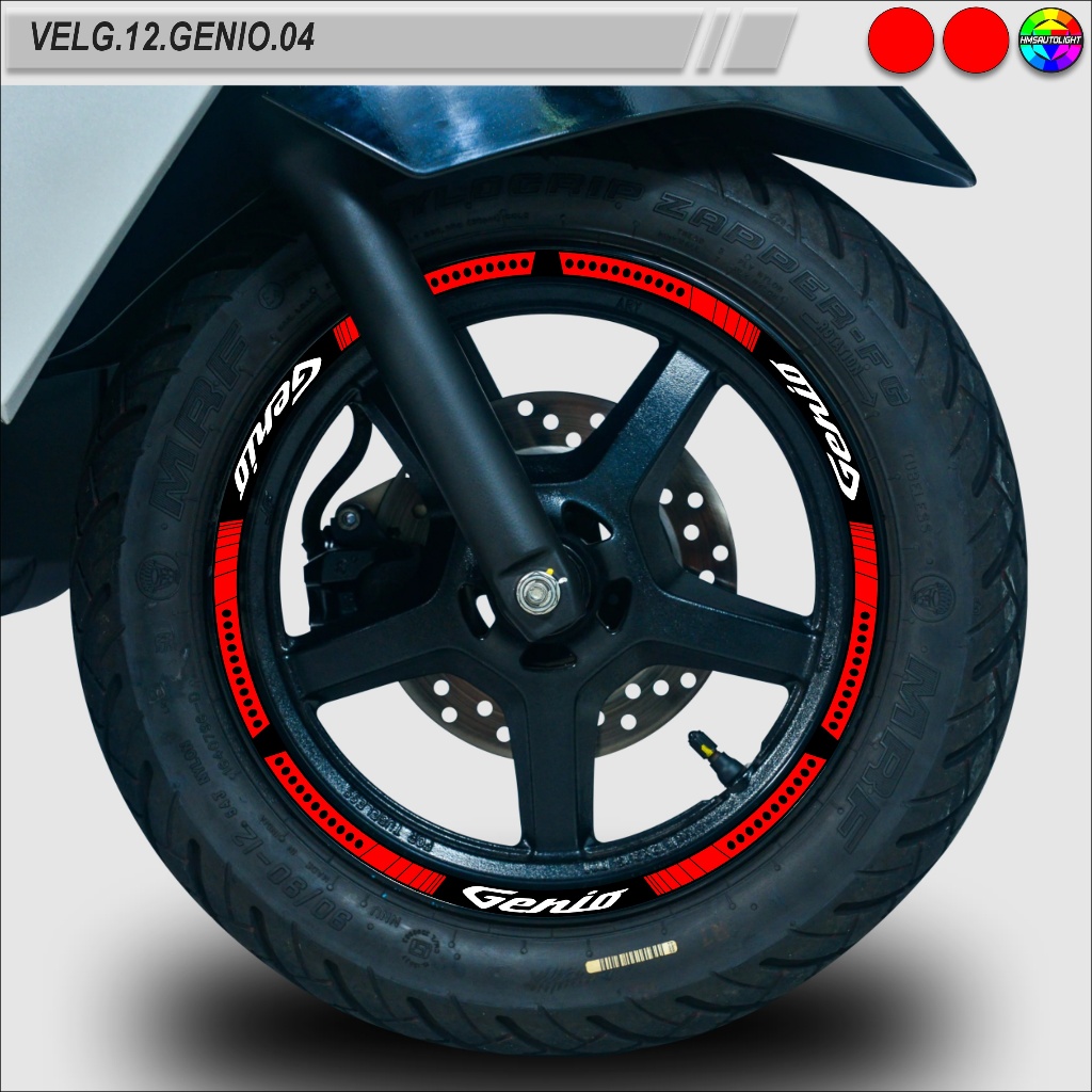 STICKER VARIASI VELG MOTOR SEMUA TYPE RING 12 GENIO VELG.12.GENIO.04
