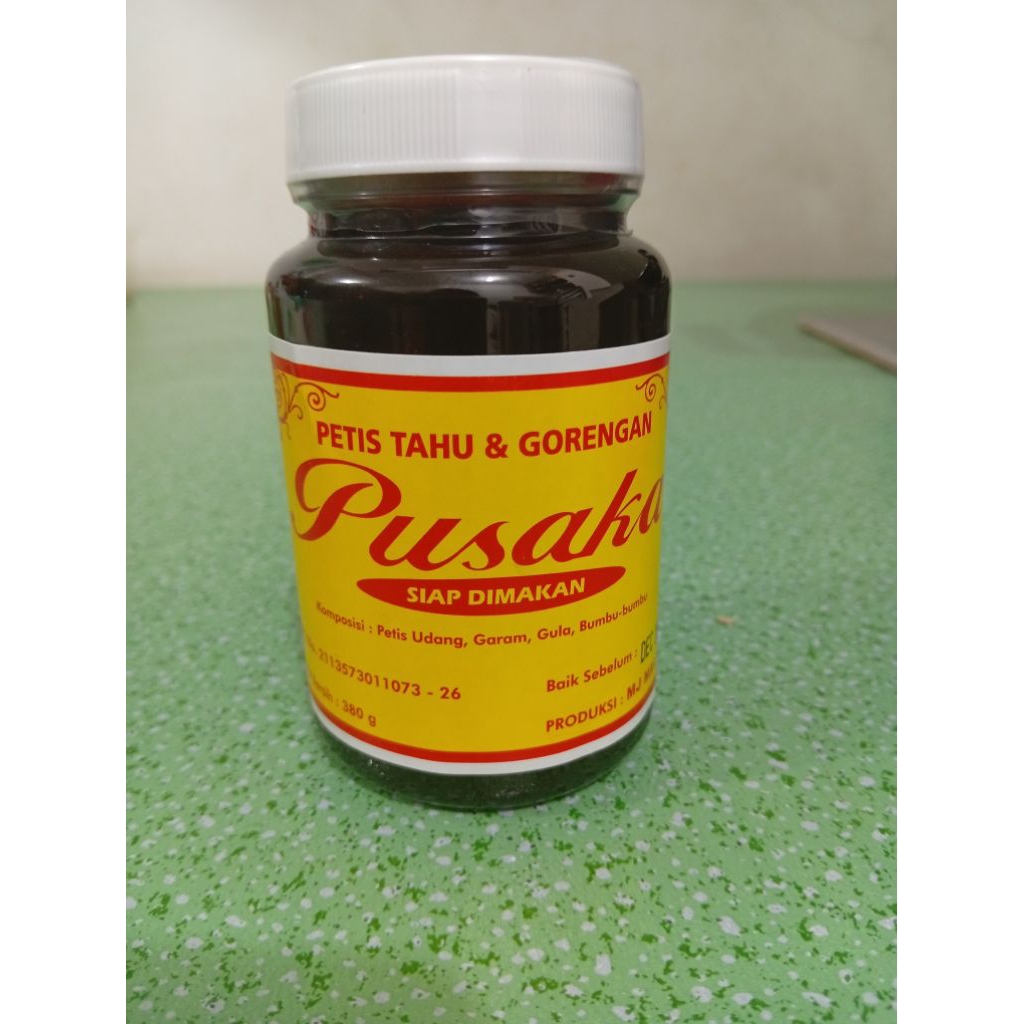 Petis Tahu dan Gorengan PUSAKA Khas kota Malang 380 gr