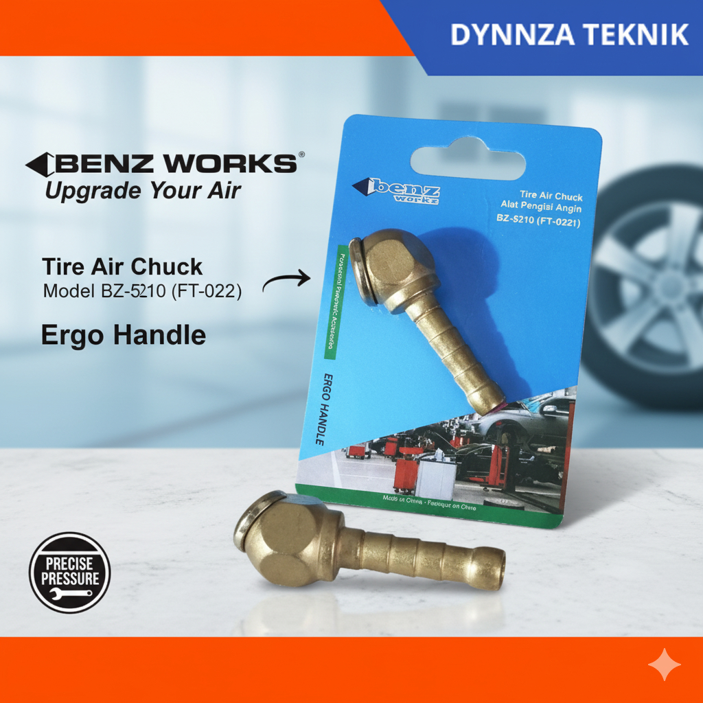 BENZ FT0221 Tire Air Chuck MINI Bulat KEONG - Isian Angin Ban Pompa Kecil