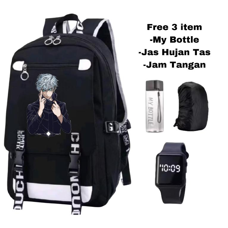 tas sekolah anime-tas anak laki-laki anime keren-tas ransel karakter anime