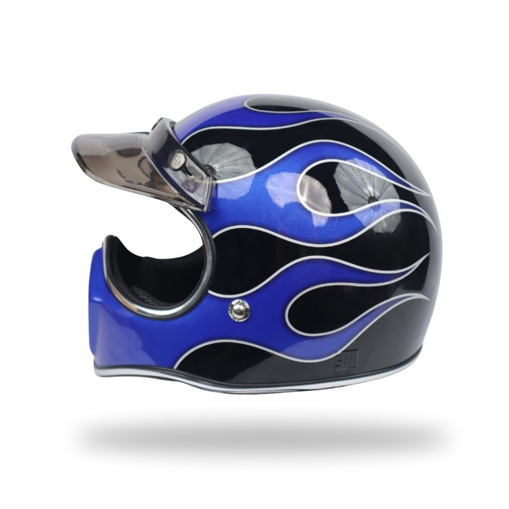 HELM JS CAKIL API VINTAGE SNI/HELM RETRO/HELM ORIGINAL/HELM CROSS/HELM KEREN/HELM PRIA/HELM WANITA