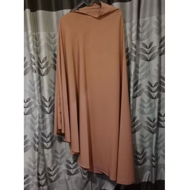 Preloved Khimar Nonpet Wolfis Premium Set Cadar Bandana