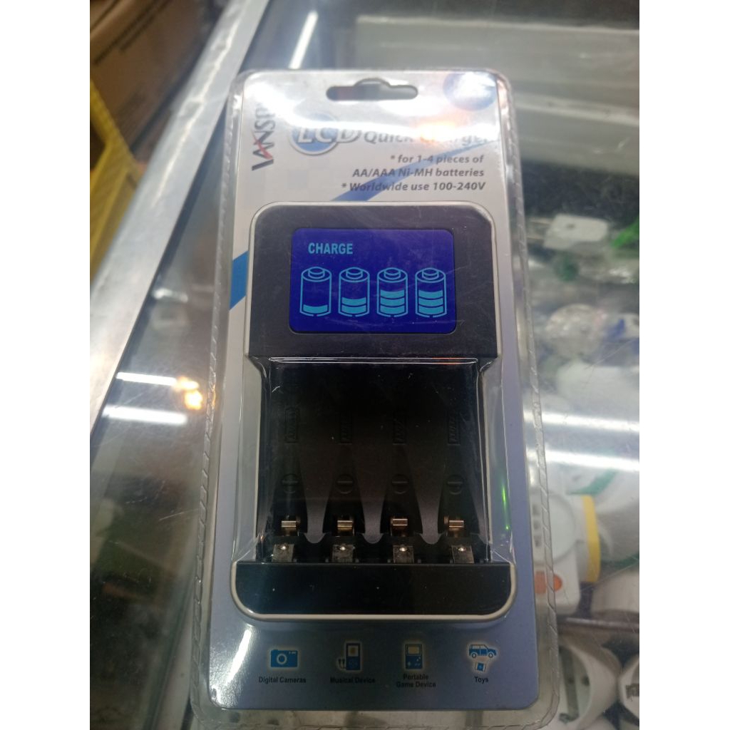 Alat Charger Baterai AA&AAA  Quick Charger VANSION