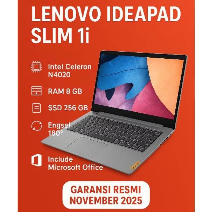 Laptop Lenovo IdeaPad 1 14IGL7 RAM 8 GB