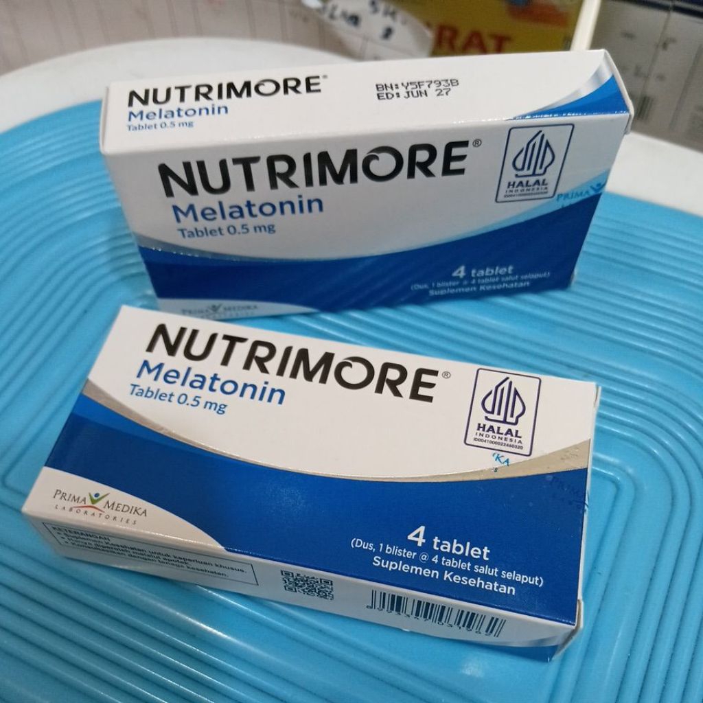 Nutrimore Melatonin Suplemen membantu kwalitas tidur