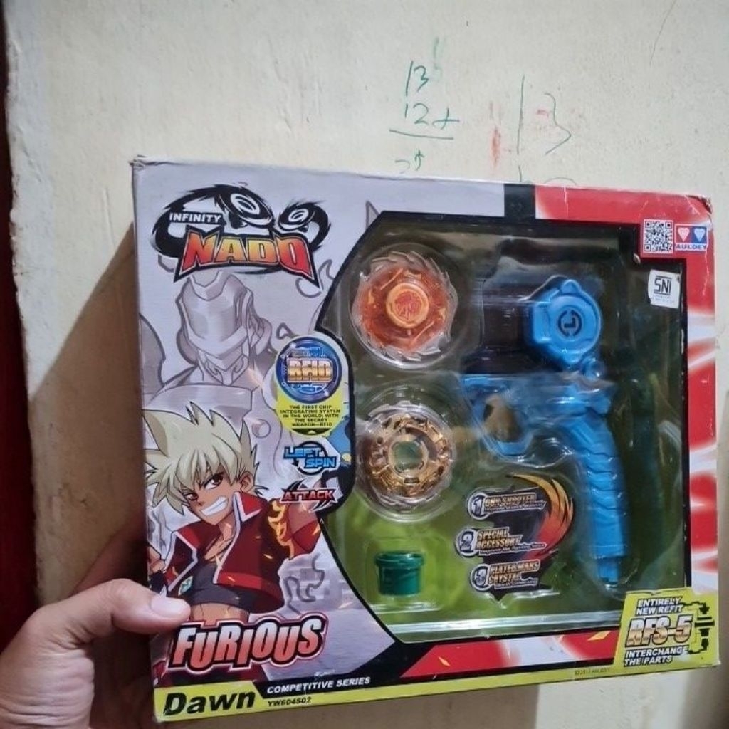 infinity Nado Furious Dawn Competitive Series YW604502 RFS-5 Interchange the parts entirely new refi