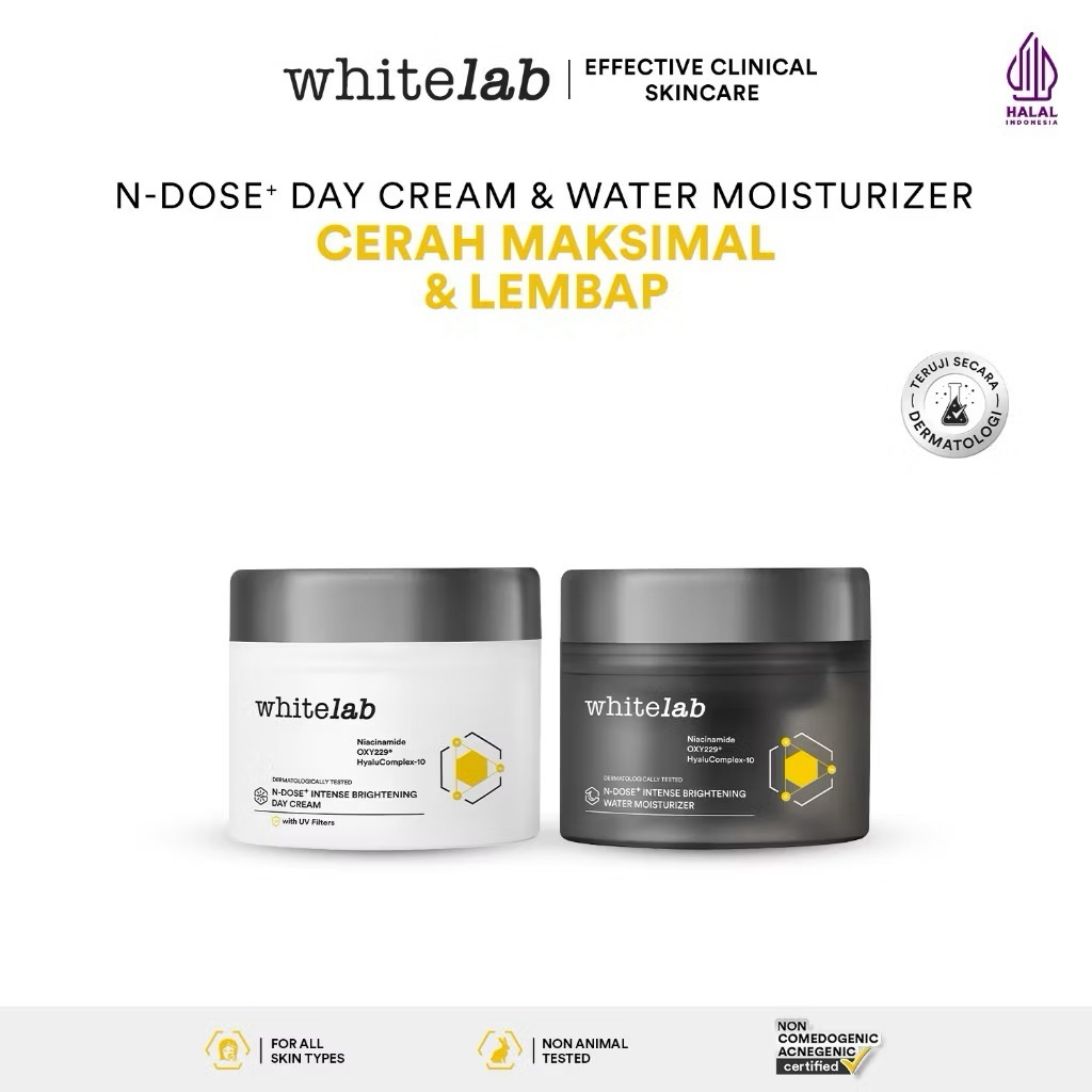 Bundling Whitelab Day Cream & Whitelab Night Cream (New Packaging)