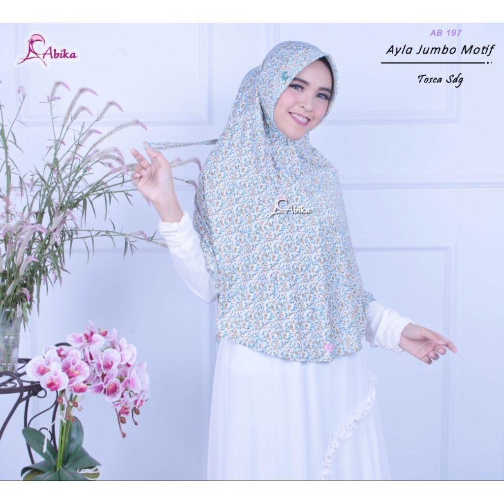 AYLA JUMBO MOTIF ABIKA HIJAB