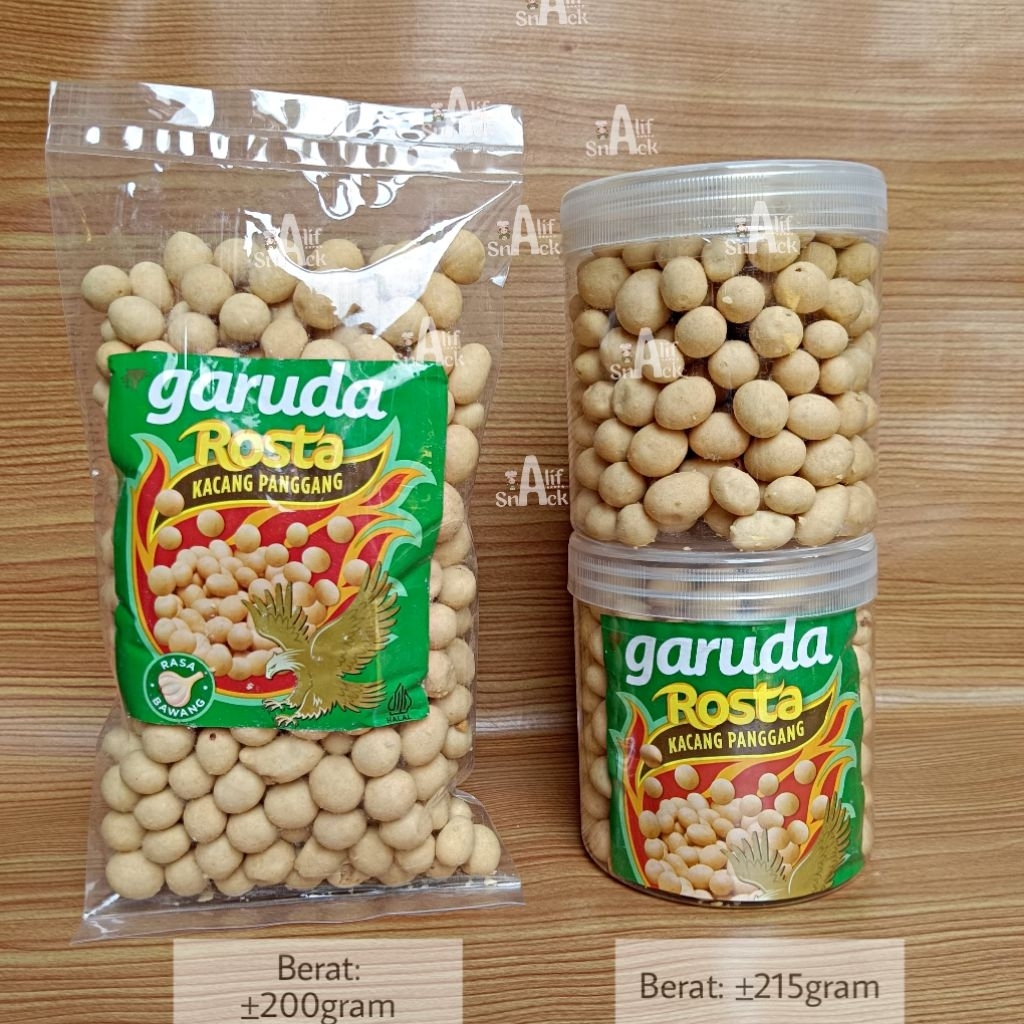 Garuda rosta 200grm, kacang Garuda rosta, rosta kiloan