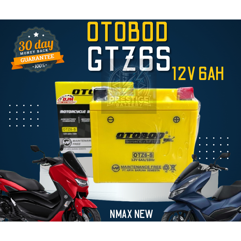 Aki Motor Vario 125 / 150 New/Old, PCX 150, CB 150R, CBR 150,Sonic 150,GTR 150, ADV 150 Otobod OTZ6S