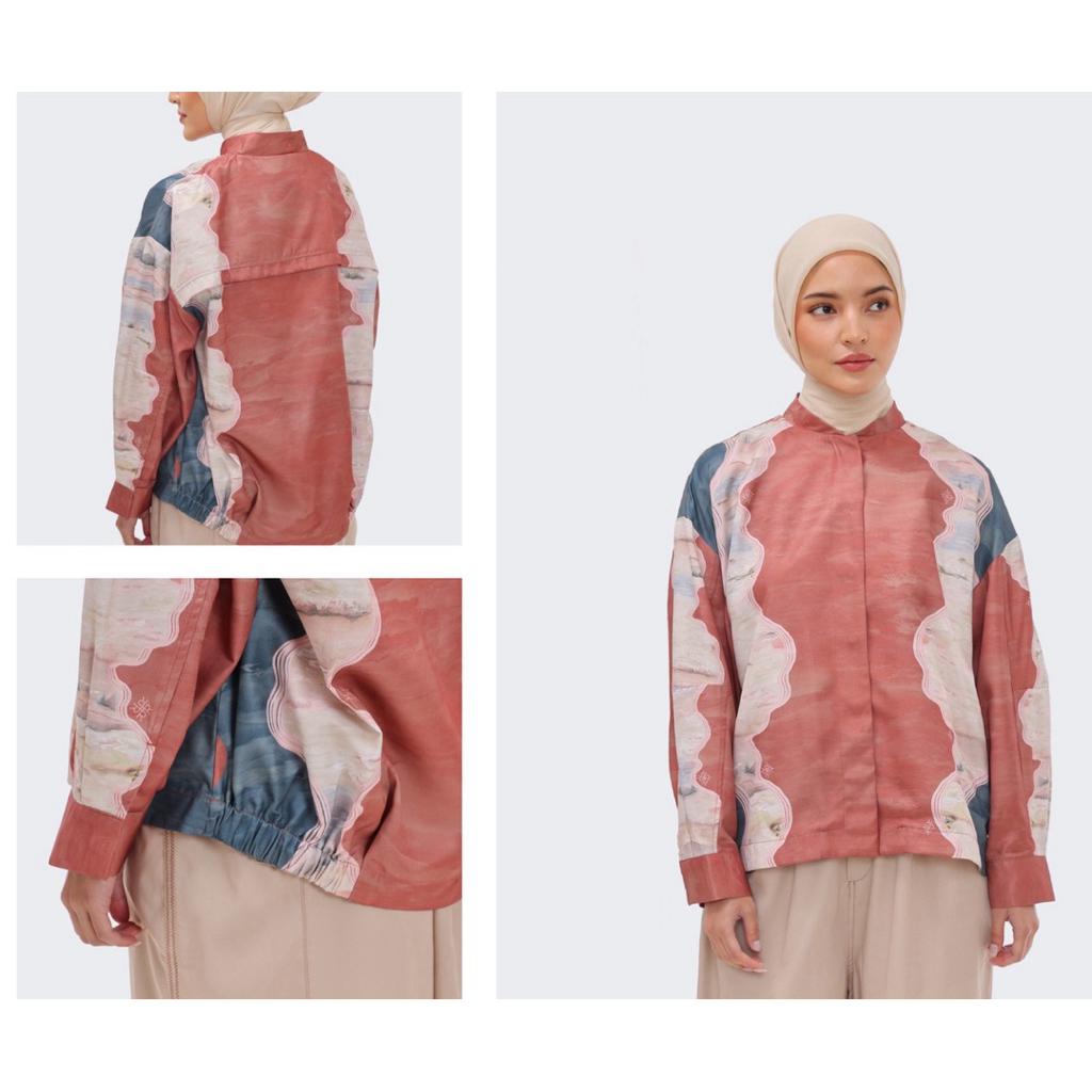 Irenna Jacket Ceko Shirt Dress Riamiranda Lapasi Fall 2025 Series RM Outwear Jaket Wanita Ria Mirand