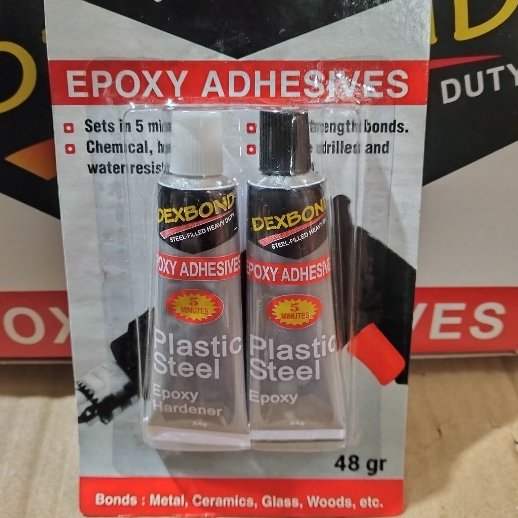 [ LEM ] DEXBOND LEM CAMPUR PLASTIC STEEL ATAU LEM BESI