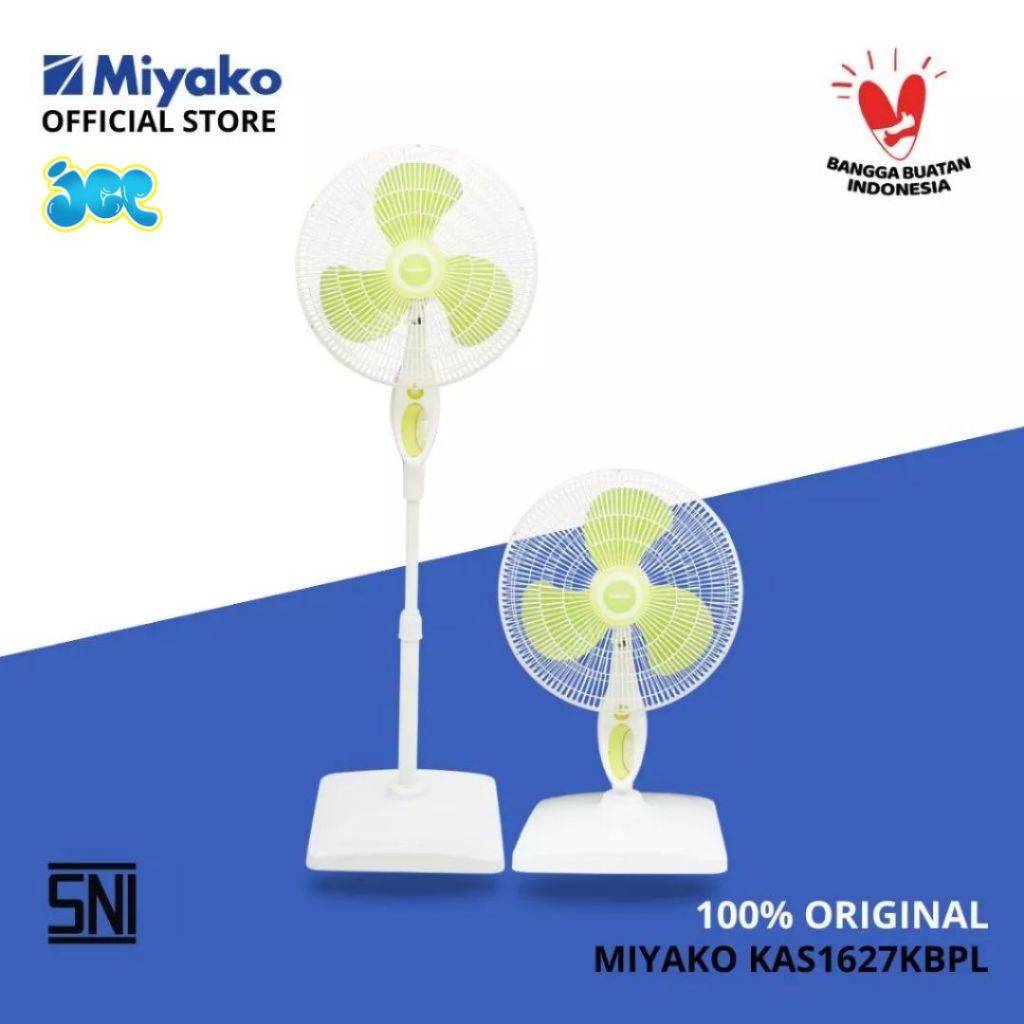 Jagemart - Kipas Angin Miyako KAS-1627 KB PL dan Kipas Angin Miyako KAS-1627 KB