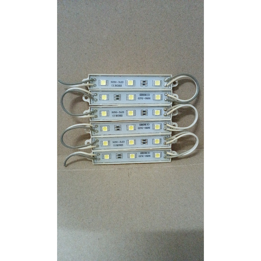 7874 led strip 12v 12volt 12 volt putih white 3mata 3 mata 5050 samsung