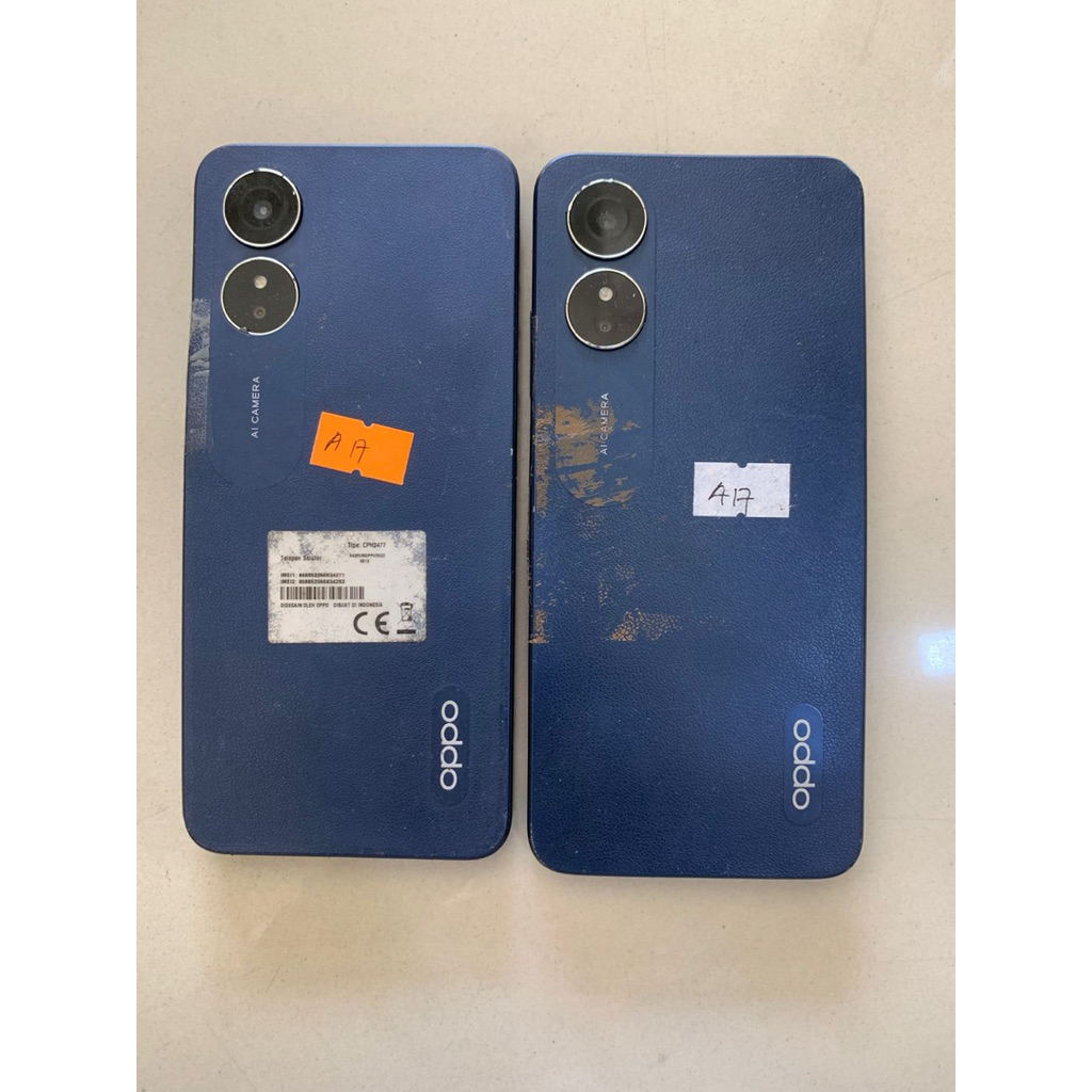 Oppo A17 mesin normal, minus LCD