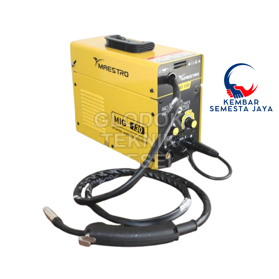 MAESTRO MIG130 Mesin Las Listrik MIG 130 GASLESS TANPA GAS Co2 Mesin Las Listrik MMA MIG 130 Mesin T