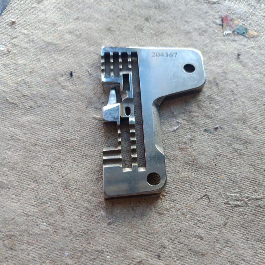 204367 Needle Plat mesin obras pegasus benang 5