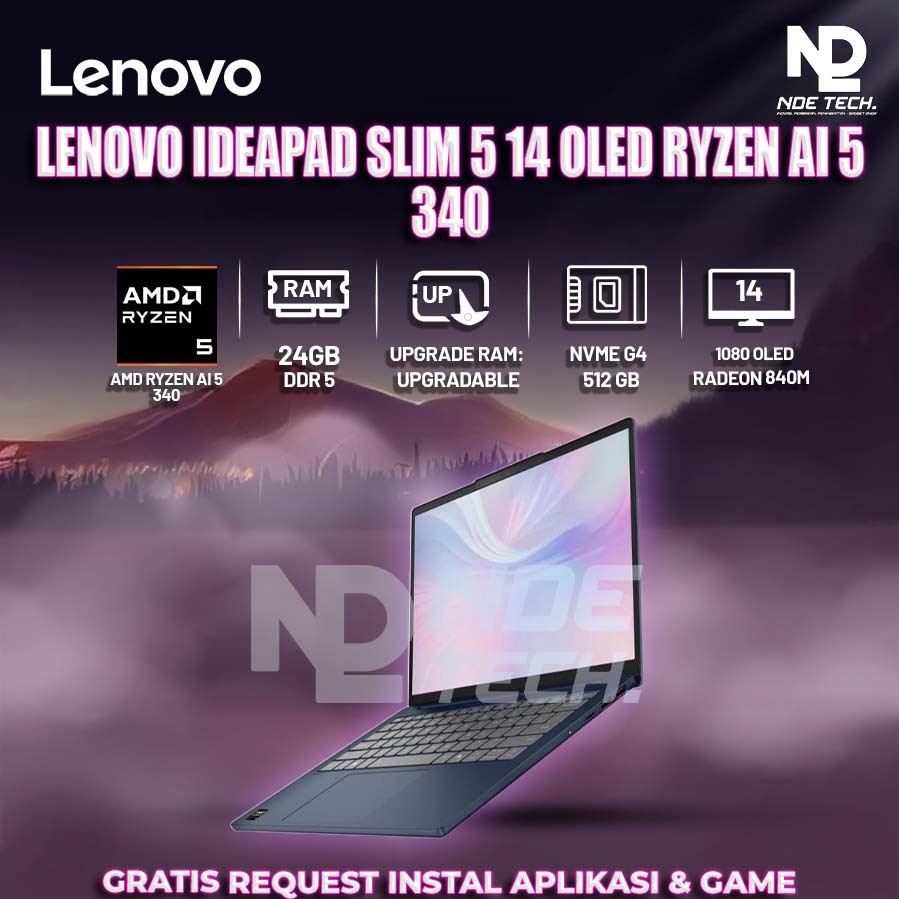 LENOVO IDEAPAD SLIM 5 14 OLED RYZEN AI 5 340