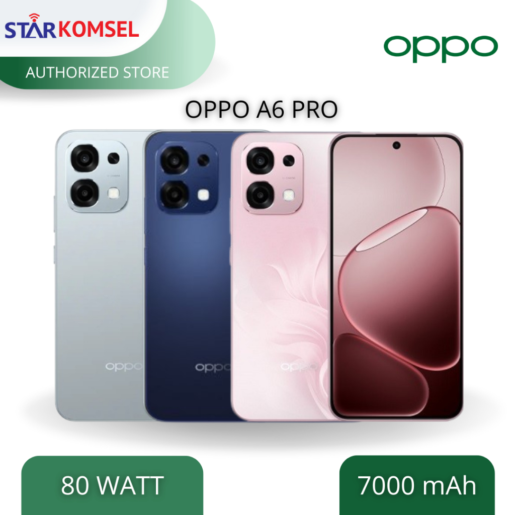 HP OPPO A6 PRO 8/128 | 8/256 GARANSI RESMI OPPO EXTENDED RAM 16GB